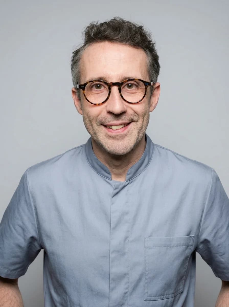 Portrait professionnel de dentiste - rendu IA naturaliste pour Doctolib